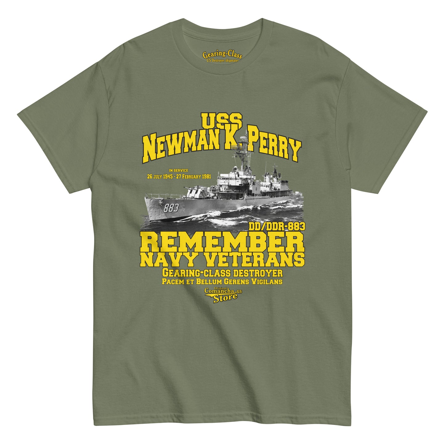 USS Newman K. Perry DD-883/DDR-883 t-shirt,