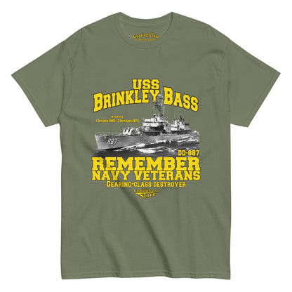 USS Brinkley Bass DD-887 t-shirt,