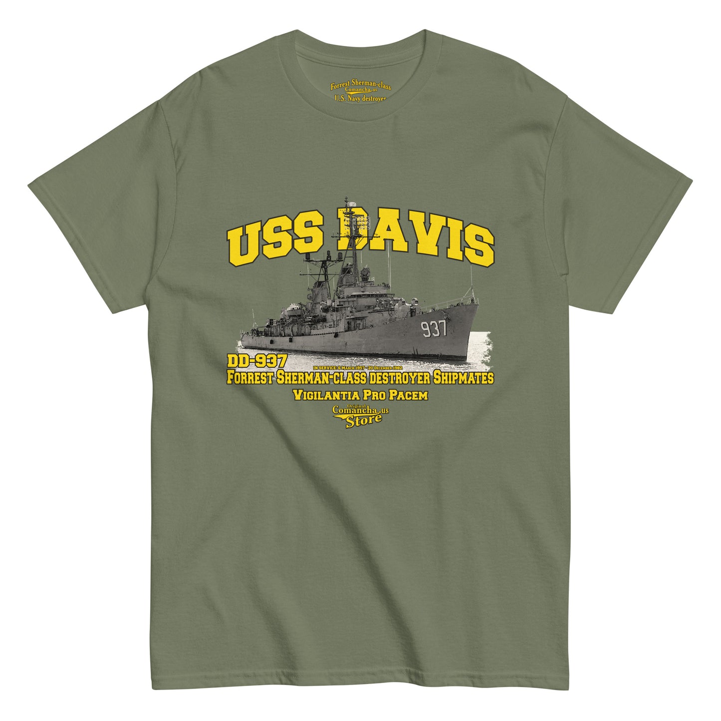 USS Davis DD-937 Destroyer t-shirt,