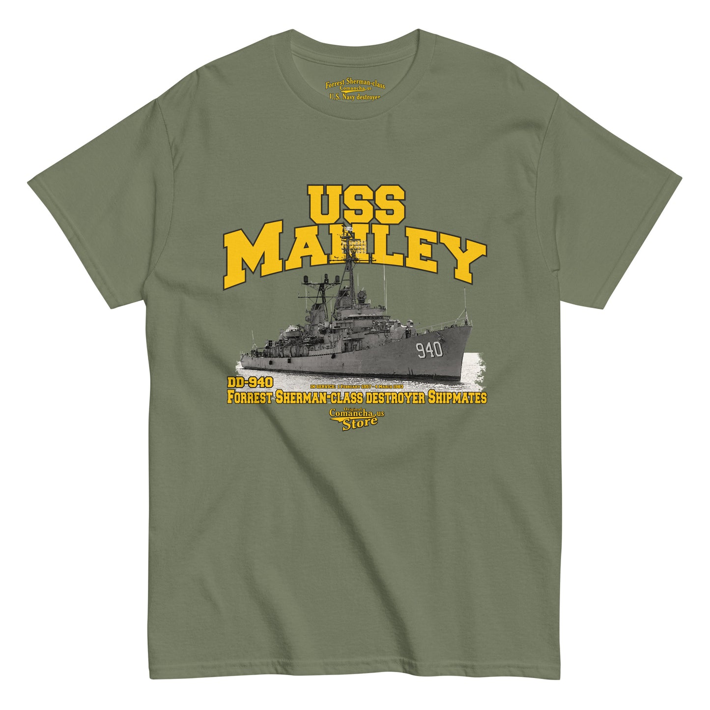 USS Manley DD-940 tee