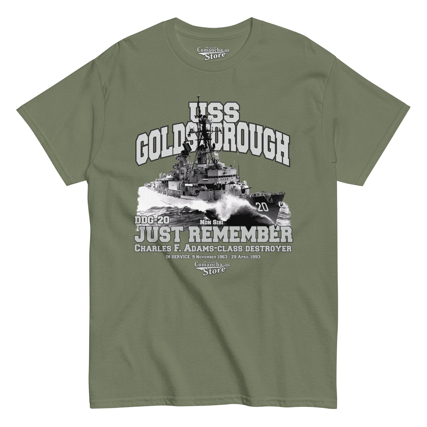 USS Goldsborough DDG-20 t-shirt