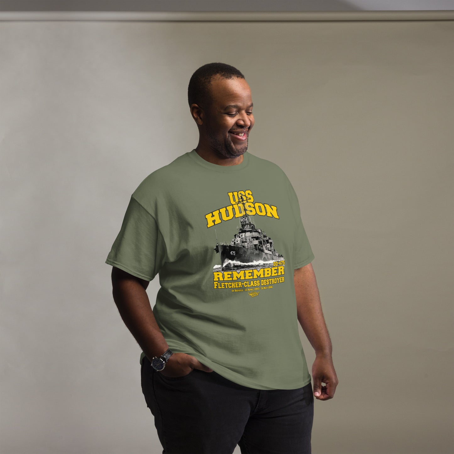 USS Hudson DD-475 T-shirt