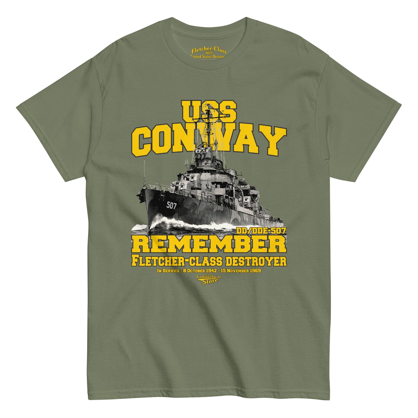 USS Conway DD/DDE-507 t-shirt