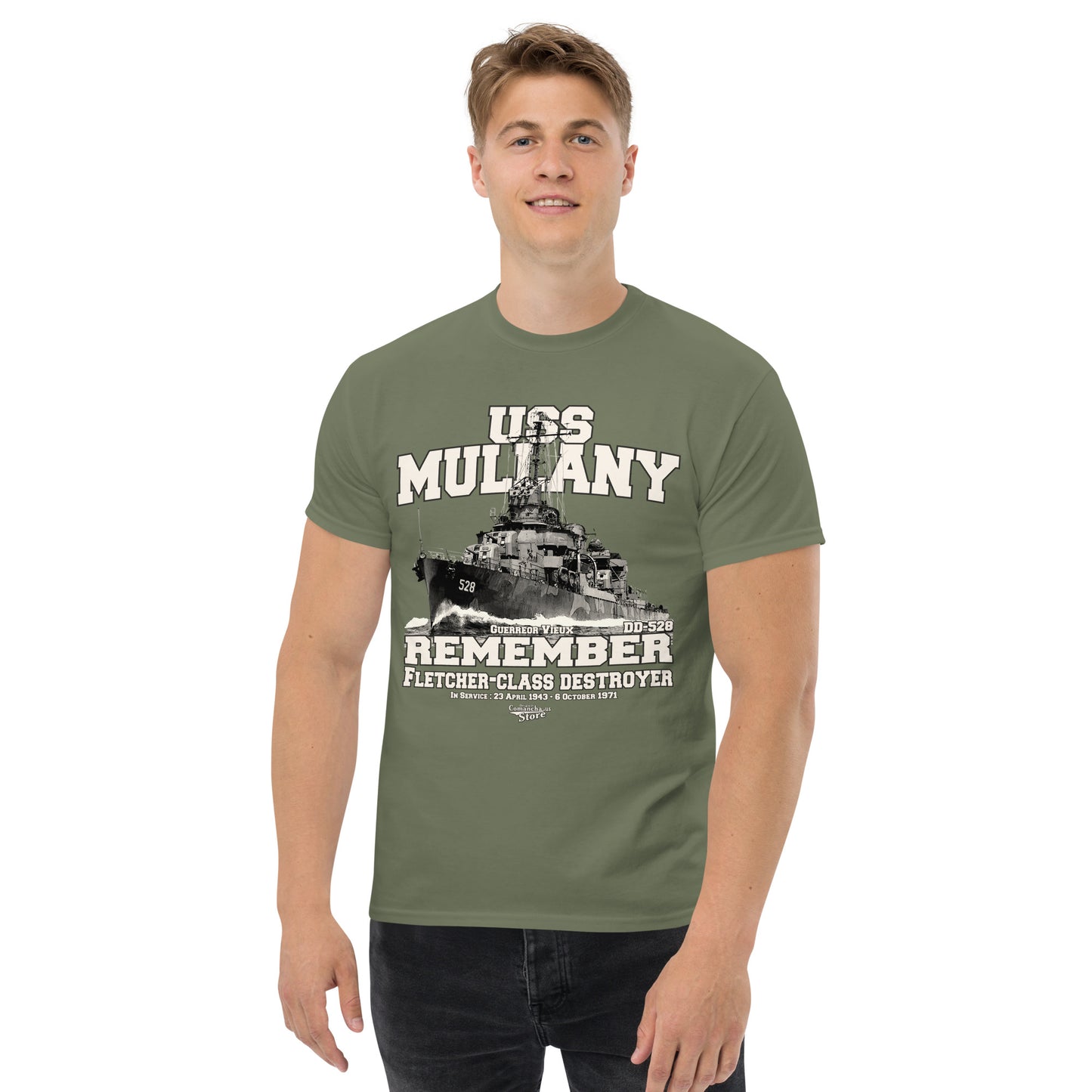 USS Mullany DD-528 t-shirt