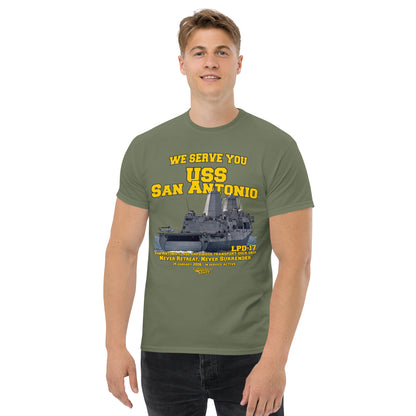 USS San Antonio LPD-17 t-shirt