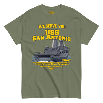 USS San Antonio LPD-17 t-shirt