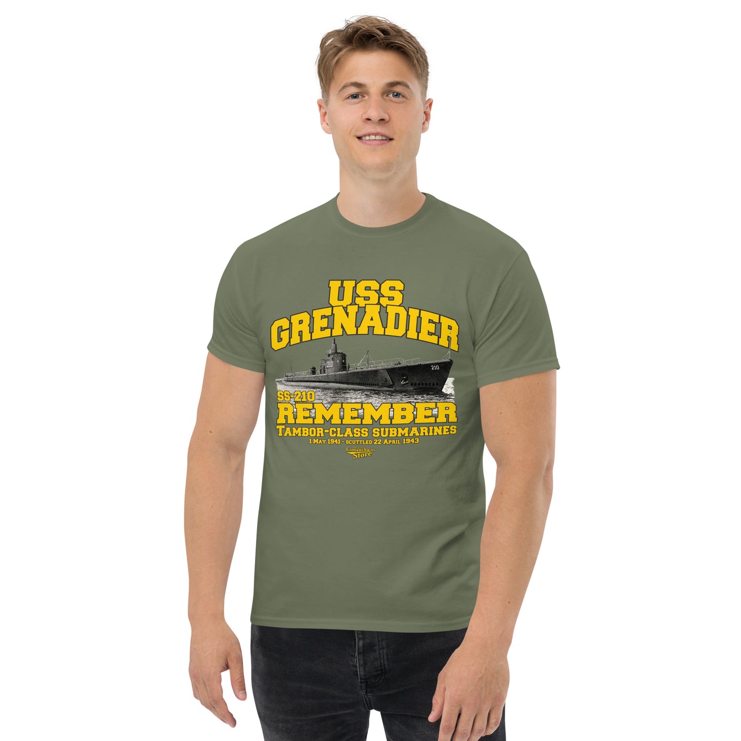 USS Grenadier SS-210 t-shirt