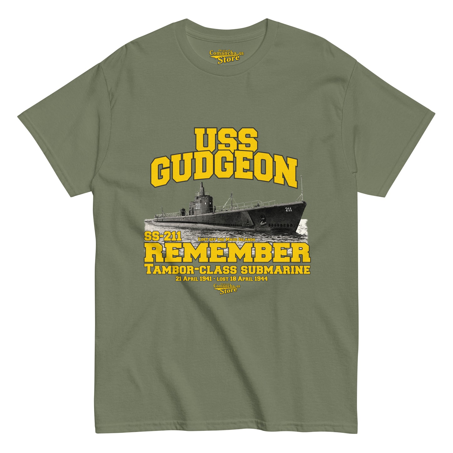 USS Gudgeon SS-211 t-shirt