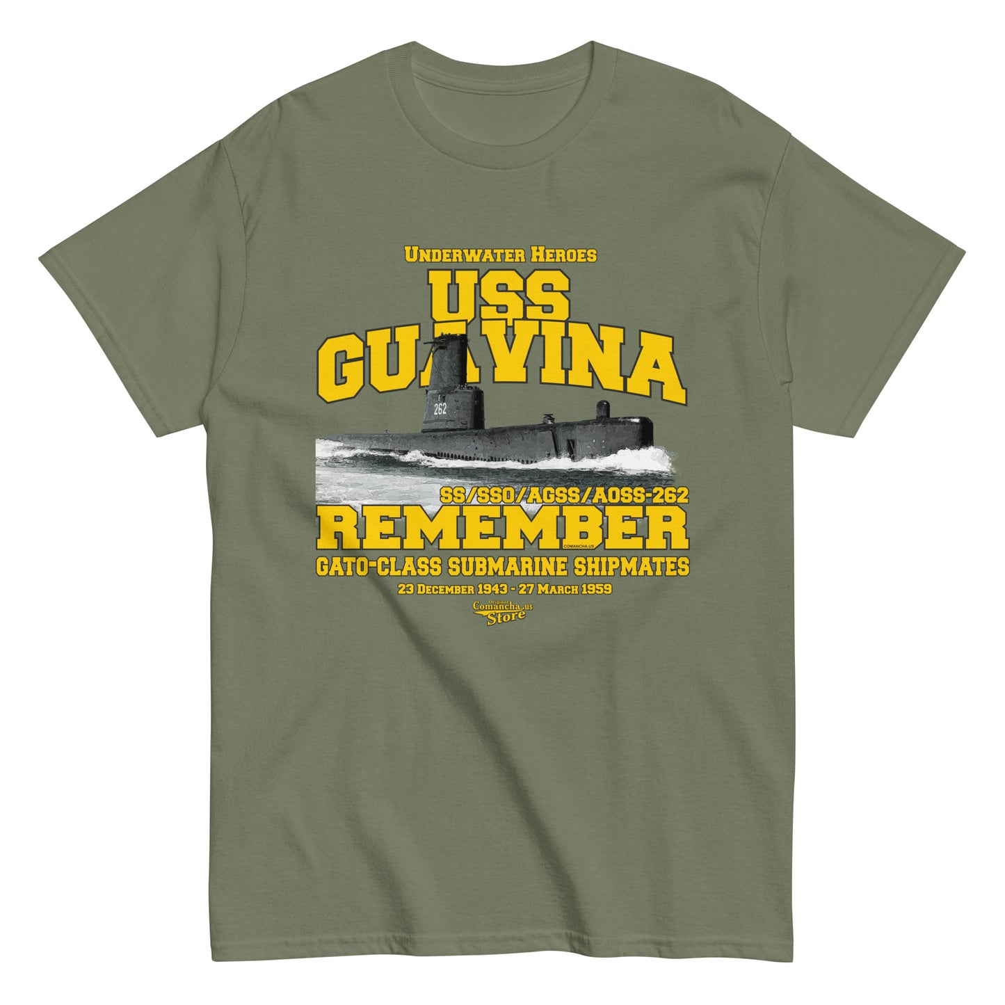 USS Guavina SS/SSO/AGSS/AOSS-362 shipmates T-shirt