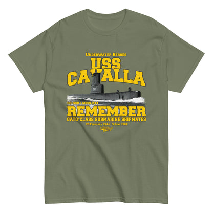 USS Cavalla SS-244 Submarine t-shirt