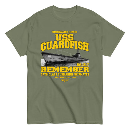 USS Guardfish SS-217 submarine t-shirt