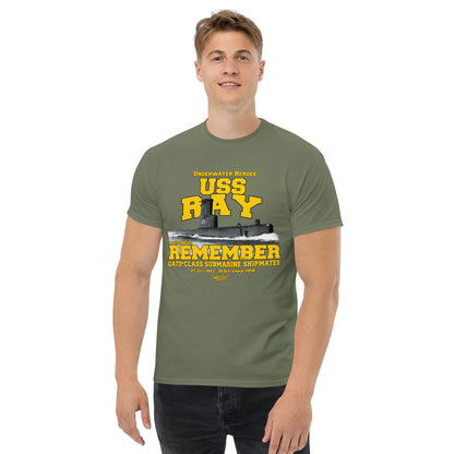 USS Ray SS/SSR-271 Submarine t-shirt