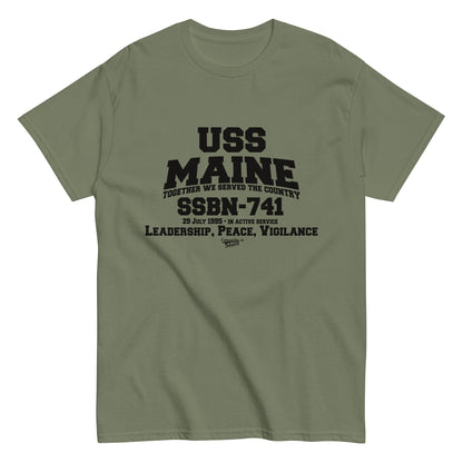 USS MAINE SSBN-741 Shipmates T-shirt