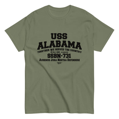 USS ALABAMA SSBN-731 Shipmates T-shirt