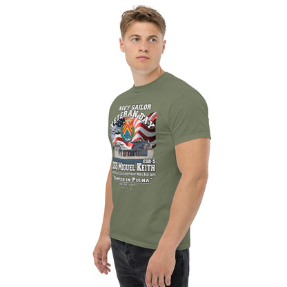 USS MIGUEL KEITH t-shirt, USS MIGUEL KEITH mobile base Tee,USS MIGUEL KEITH ESB-5 tee, Mobile Base Veterans T-shirt, US Navy Mobile Base Tee,Comancha T-shirt Store,