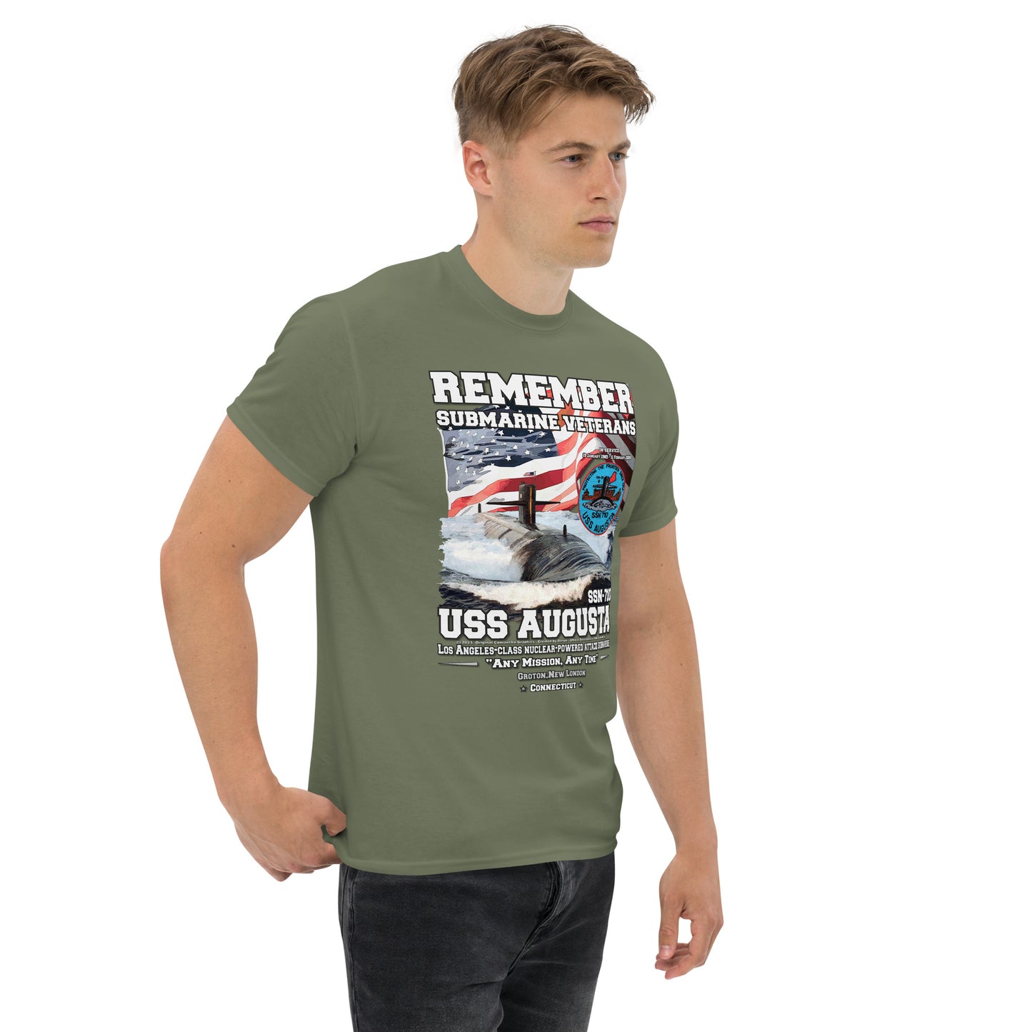 USS AUGUSTA submarine gift, USS AUGUSTA Tee,USS AUGUSTA SSN-710 t-shirt, Submarine Veterans T-shirt, Comancha Navy T-shirts, us navy t-shirt,