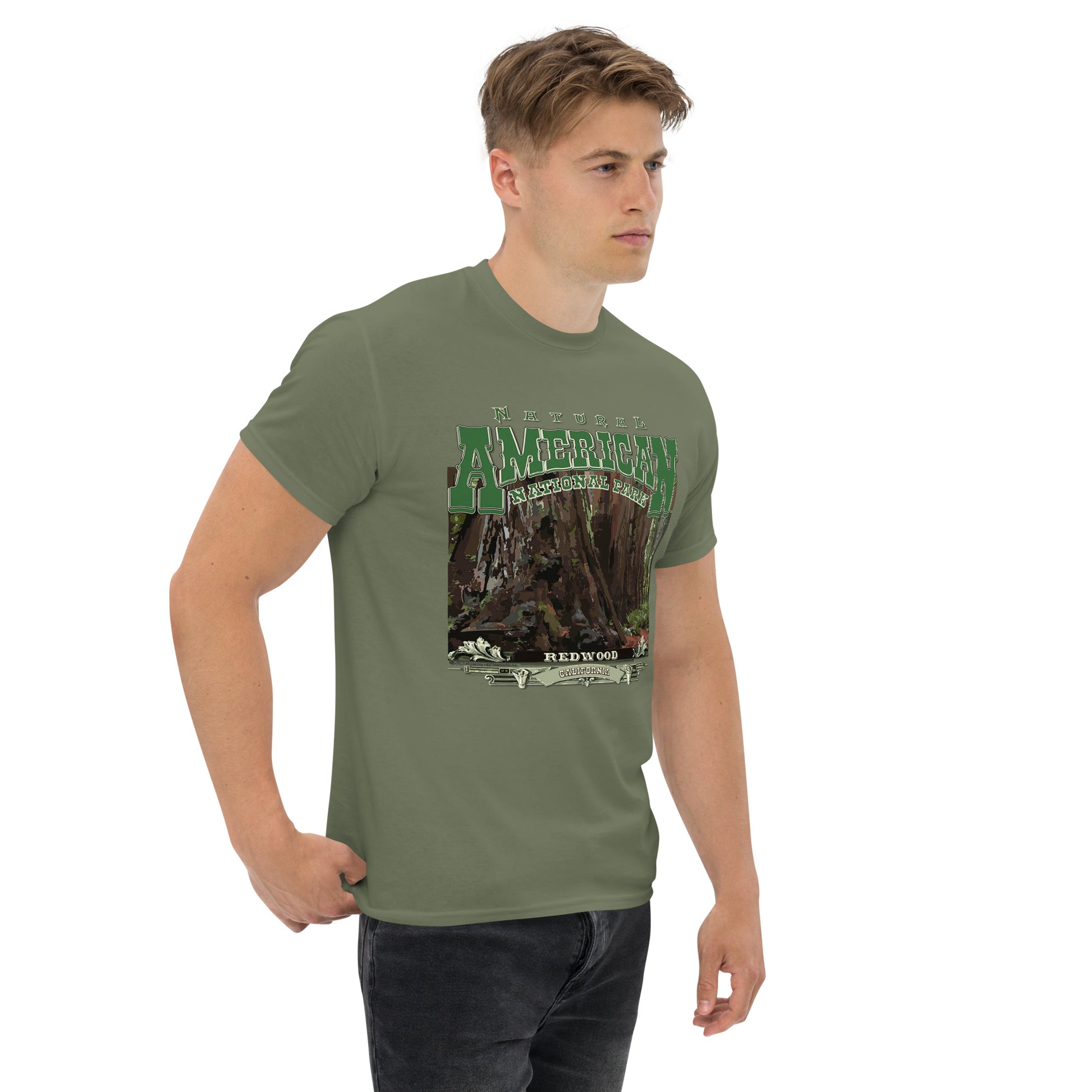 Redwood National Park t-shirt, Comancha Graphics,Redwood t-shirt, Comancha Graphics tee,