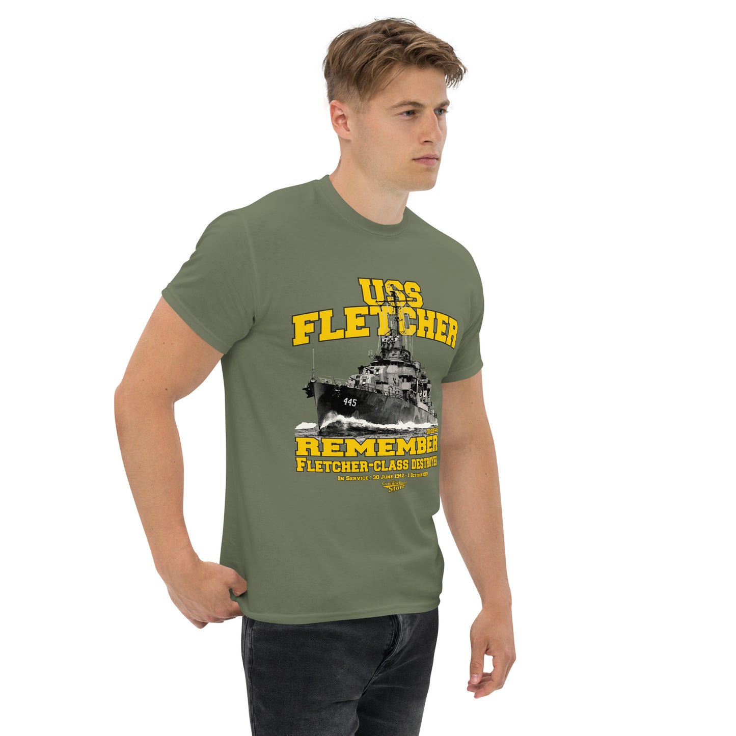 USS Fletcher DD/DDE-445 t-shirt