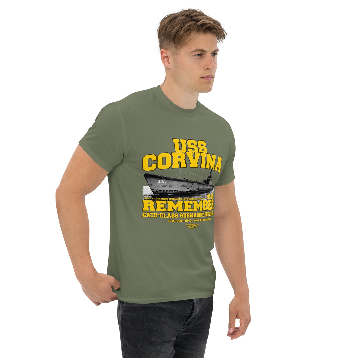 USS Corvina SS-226 submarine t-shirt