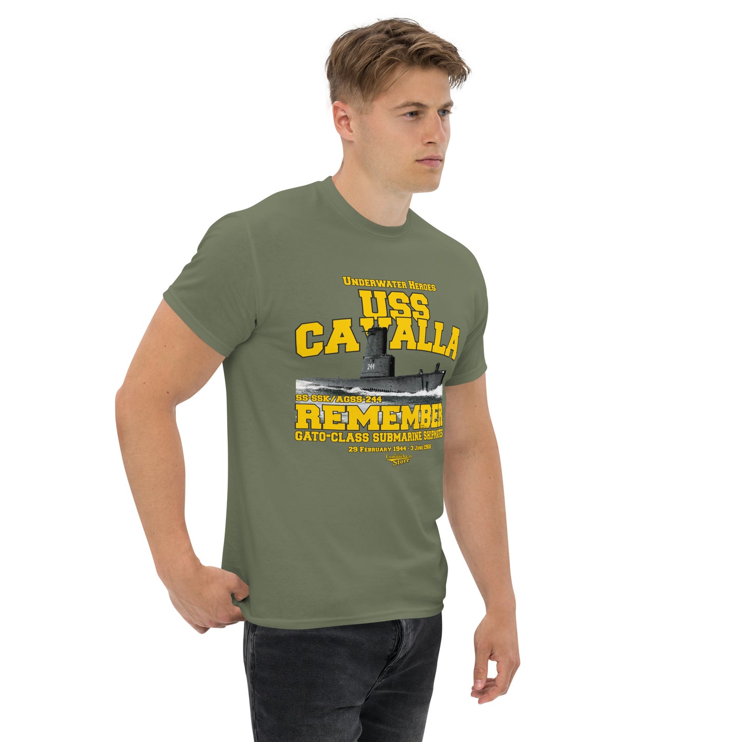 USS Cavalla SS-244 Submarine t-shirt