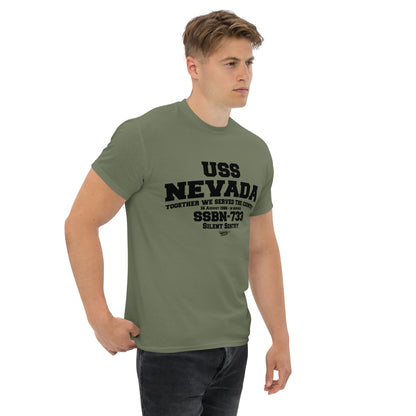 USS NEVADA SSBN-733 Submarine Shipmates T-shirt