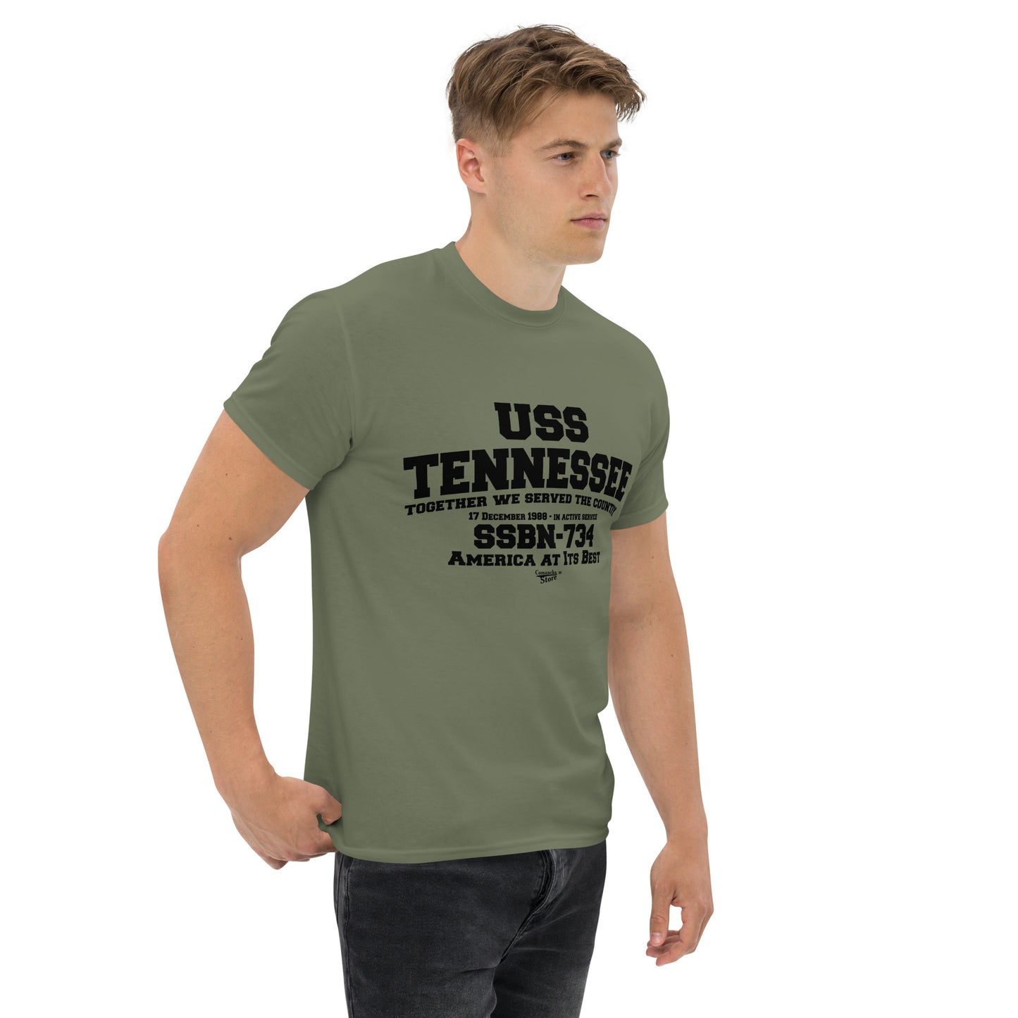 USS TENNESSEE SSBN-734 Shipmates T-shirt