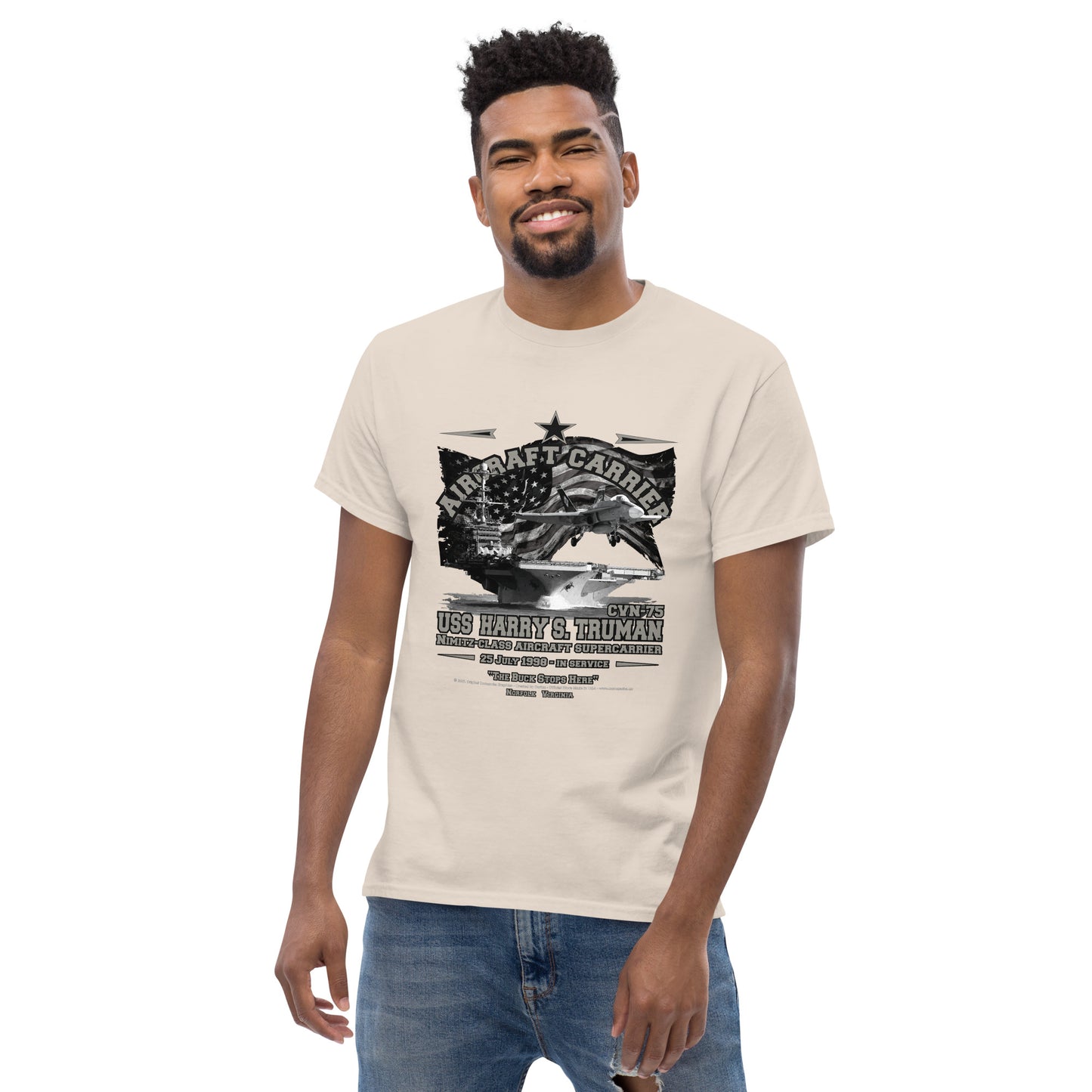 USS HARRY TRUMAN CVN-75 Aircraft Carrier Veterans Classic T-shirt, Comancha.us, USS HARRY TRUMAN CVN-75 t-shirt, Aircraft Carrier t-shirt, Veterans Classic T-shirt, Comancha.us, Navy T-Shirt,Navy ship tee,