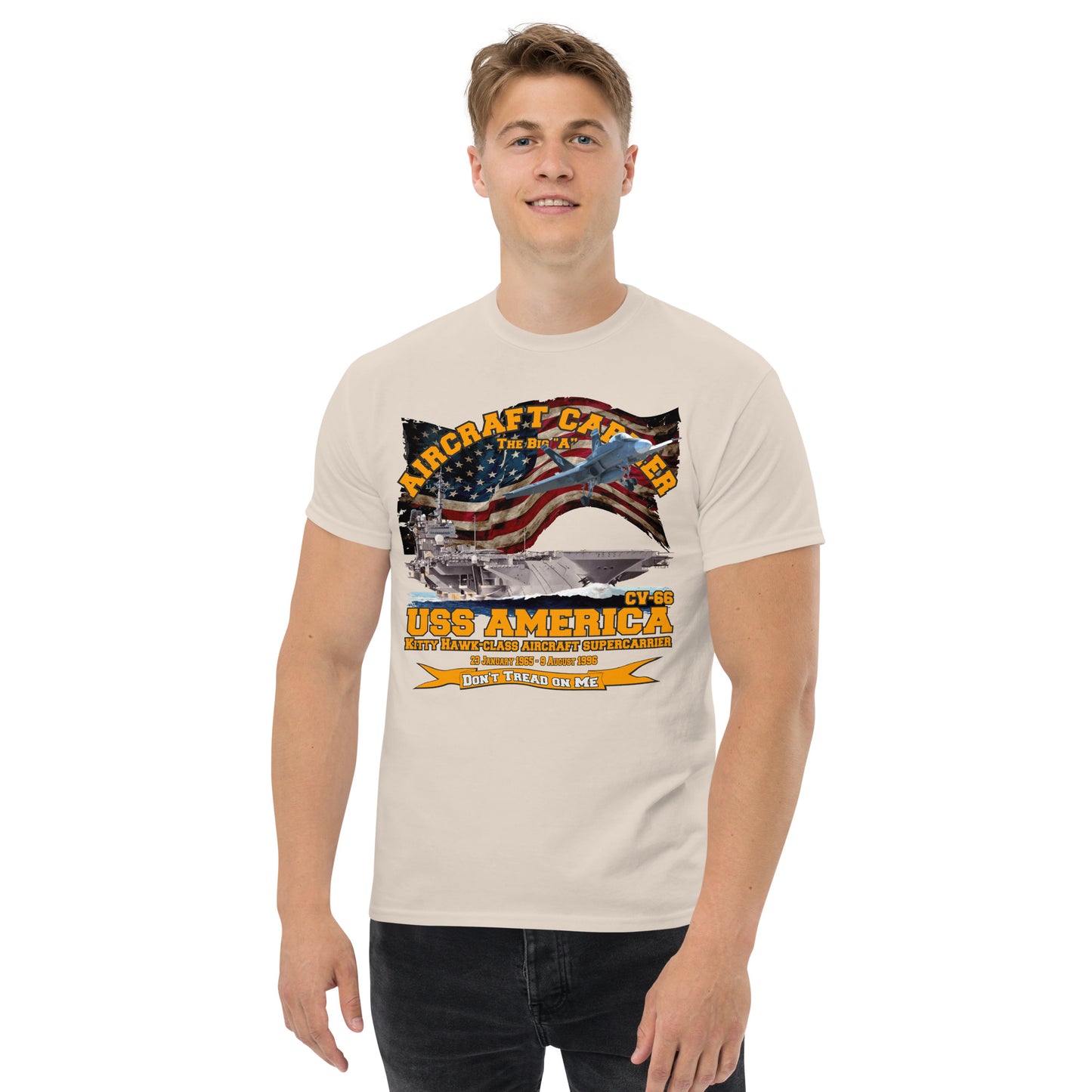 USS America CV-66 Aircraft Carrier t-shirt