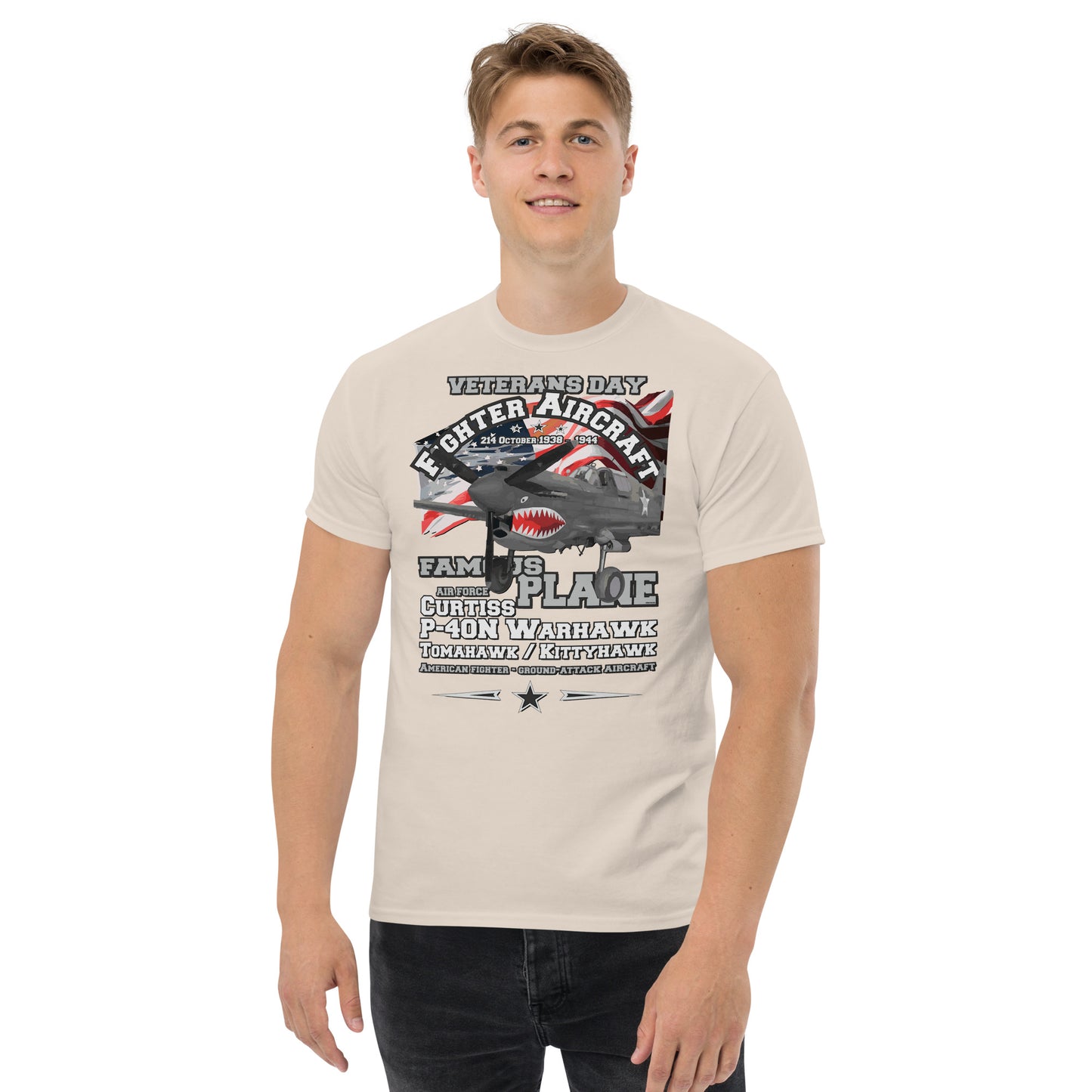 P-40N Curtiss Warhawk Fighter T-shirt