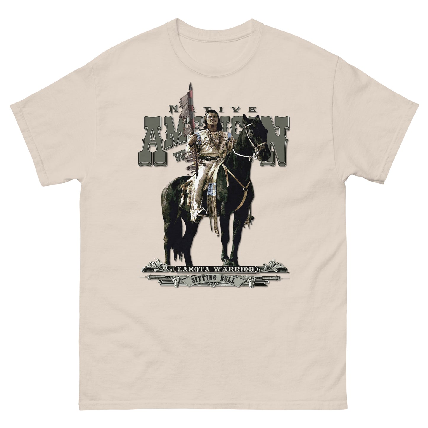 Sitting Bull Lakota Warrior t-shirt