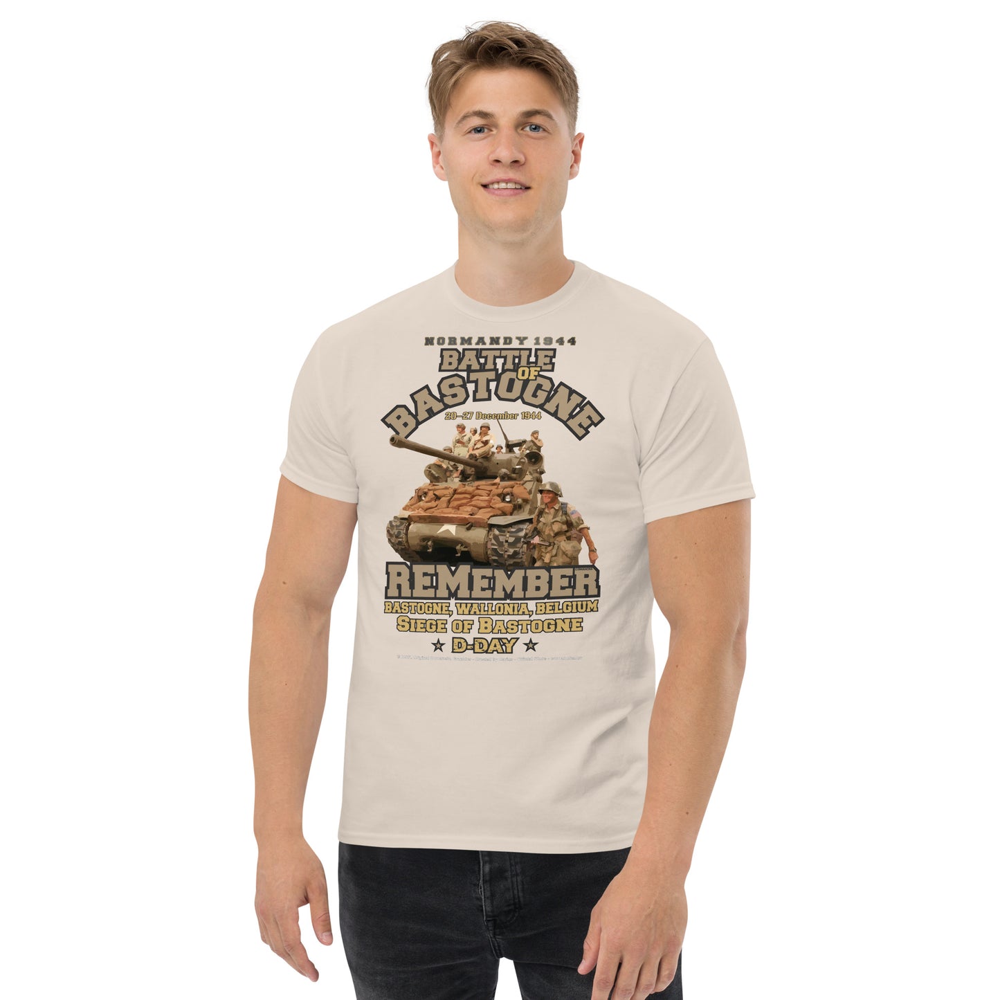 Remember Battle of Bastogne 1944 t-shirt