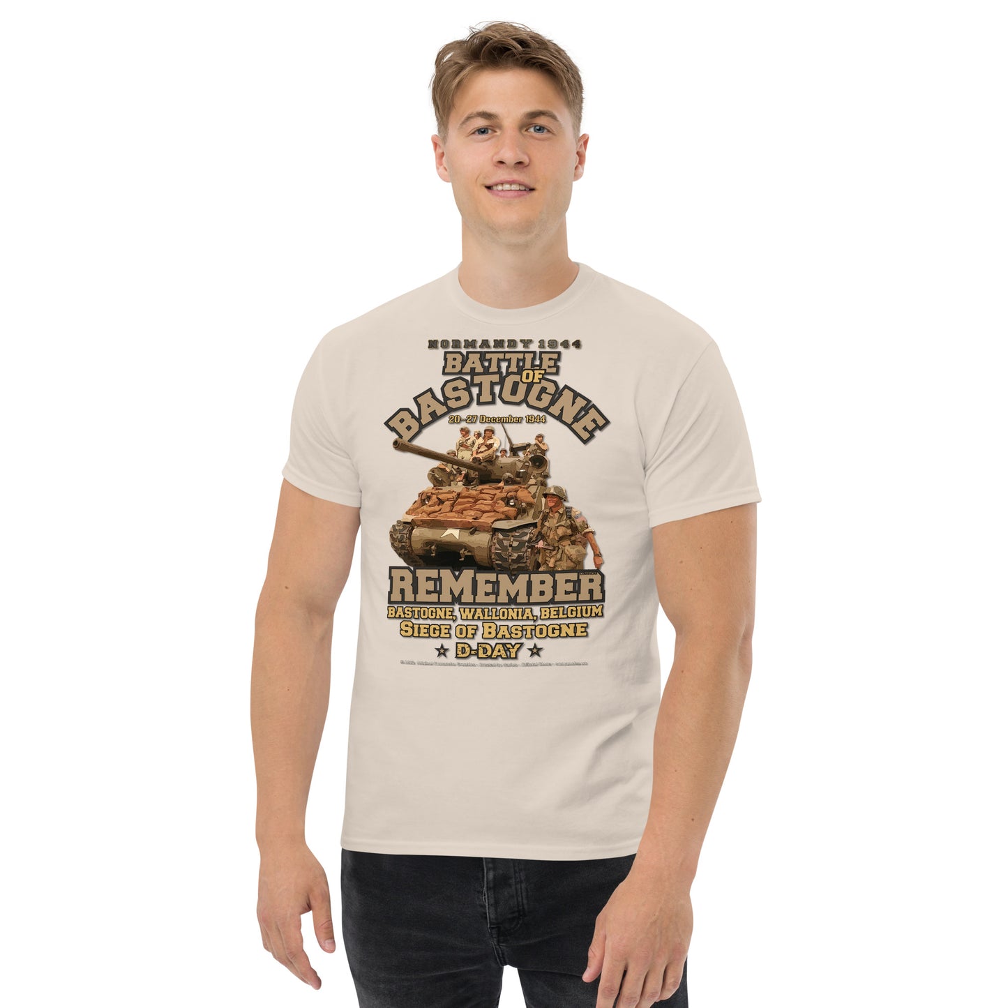 Battle of Bastogne 1944 classic t-shirt