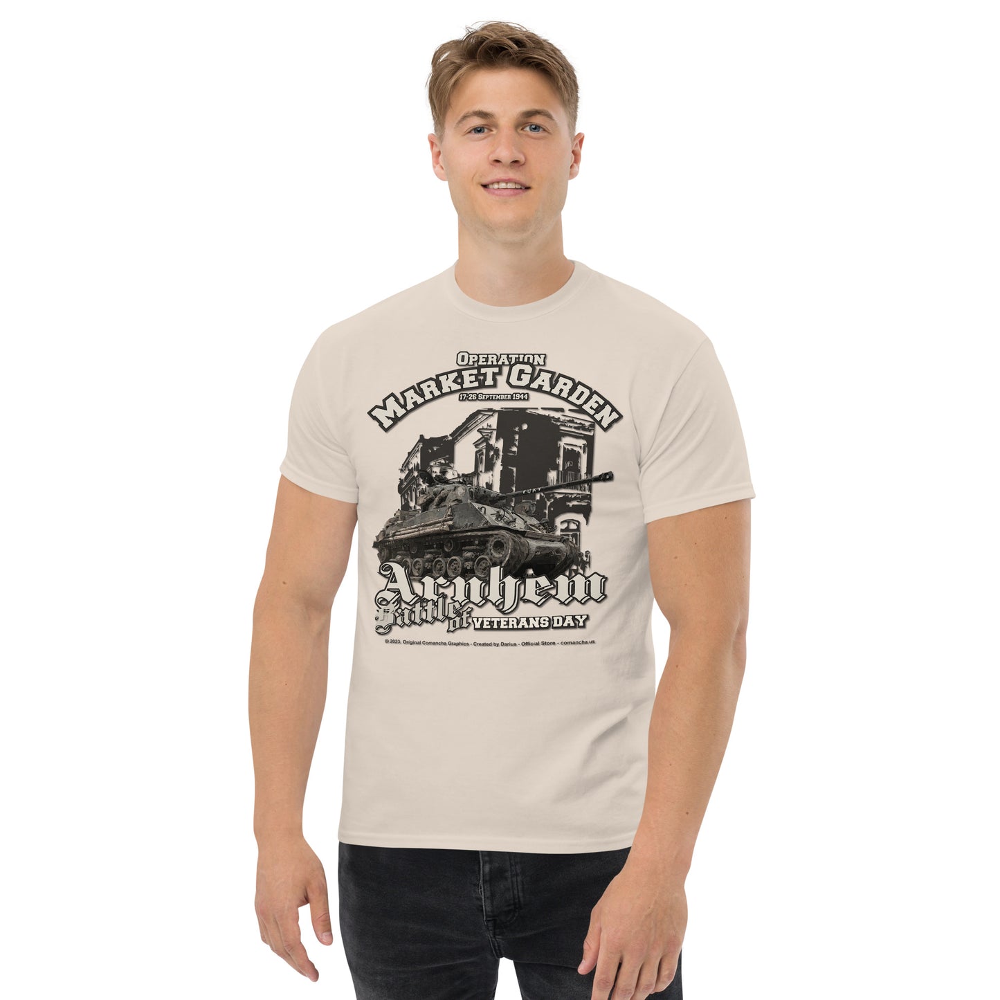 Battle of Arnhem 1944 T-Shirt - Operation Market Garden,Comancha T-Shirt,