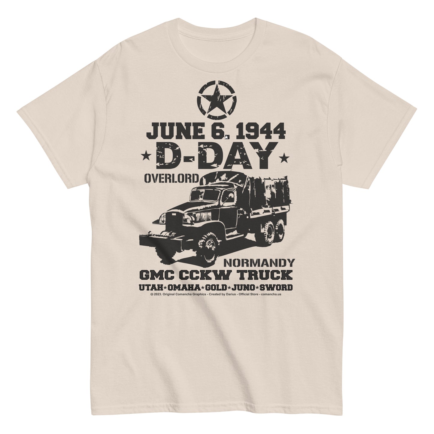 D-Day GMC CCKW Truck Men's t-shirt