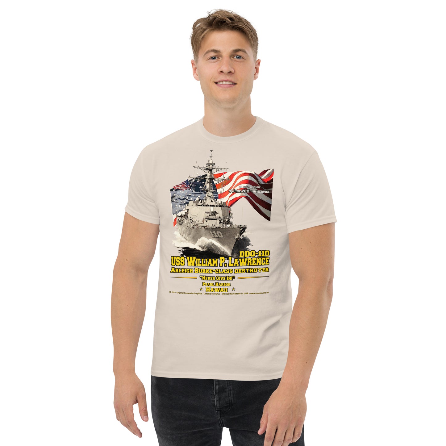 USS William Lawrence DDG-110 Destroyer t-shirt