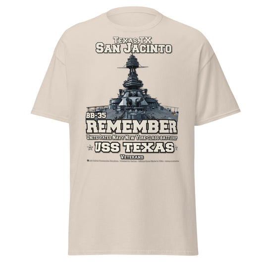 Remember USS TEXAS BB-35 Battleship Veterans, Comancha Graphics,