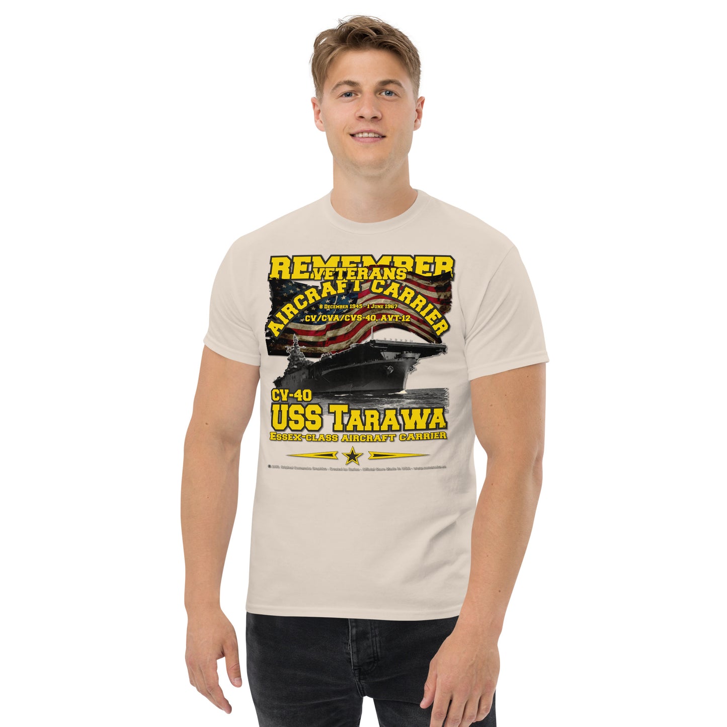 USS TARAWA CV-40 Aircraft Carrier t-shirt