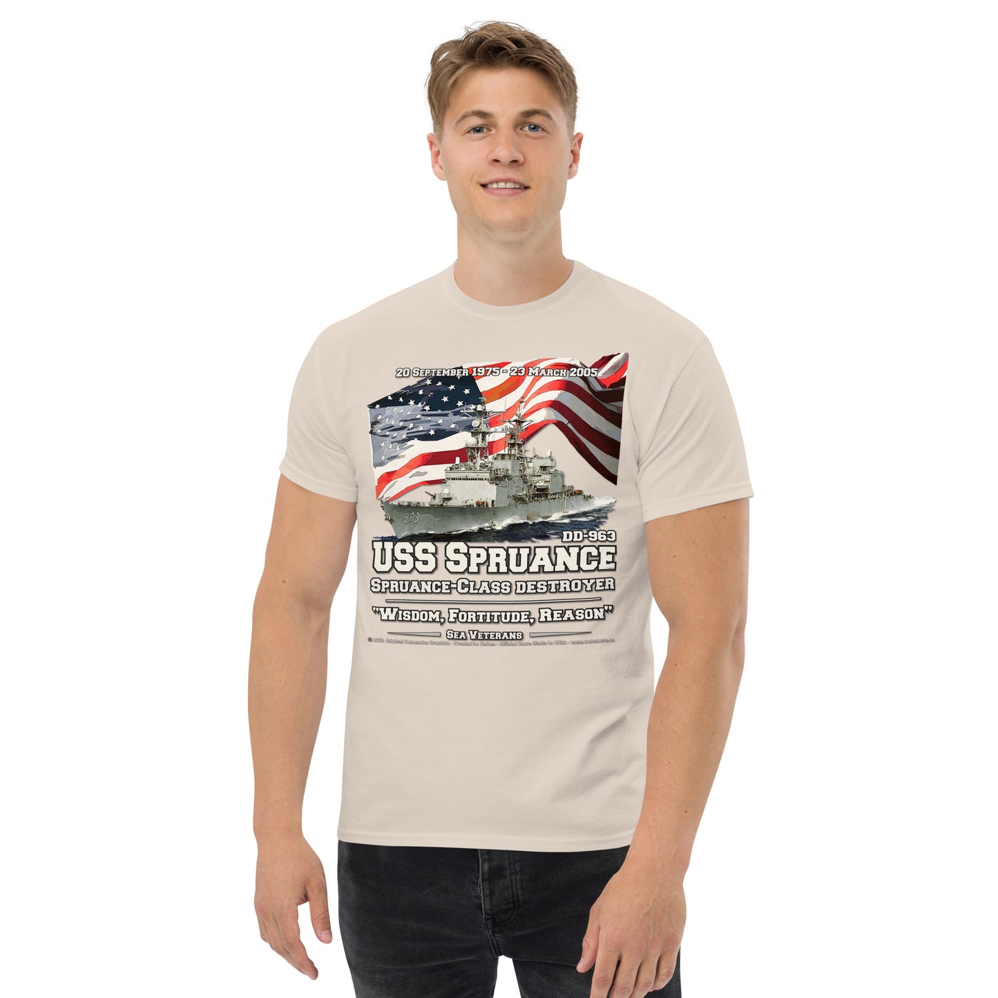 USS SPRUANCE DD-963 Destroyer t-shirt