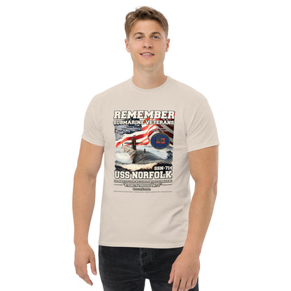 USS NORFOLK SSN-714 Submarine T-shirt