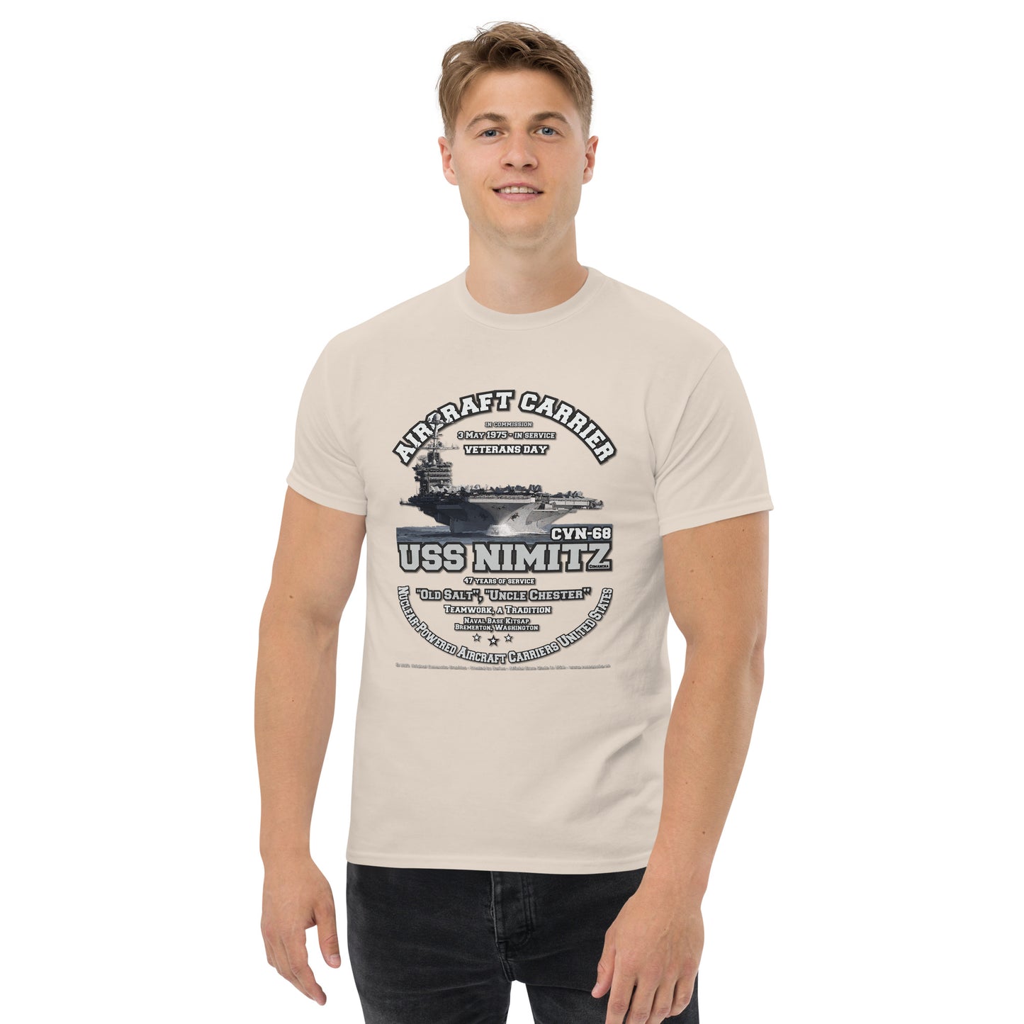 USS NIMITZ CVN-68 Aircraft Carrier T-shirt