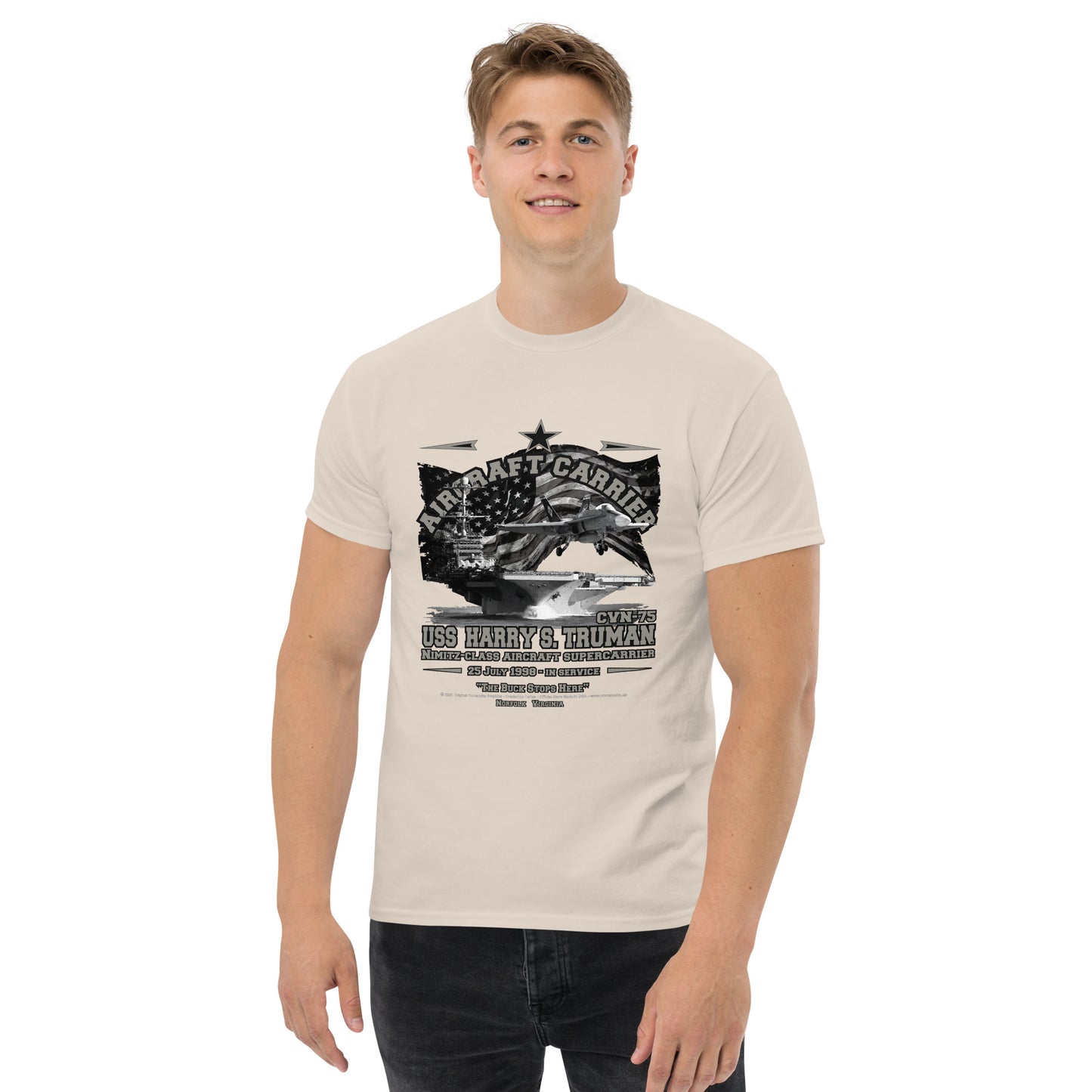 USS HARRY TRUMAN CVN-75 Aircraft Carrier T-shirt