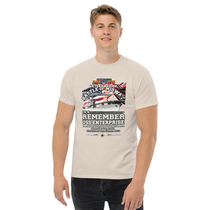 USS ENTERPRISE CV-6 Aircraft Carrier t-shirt