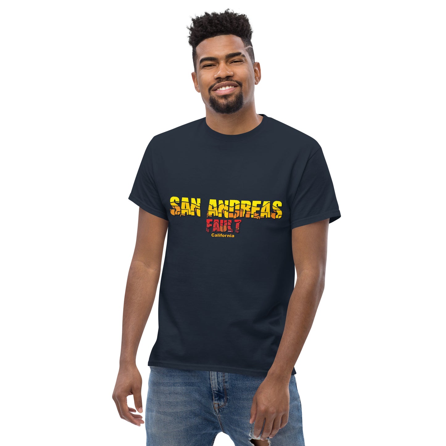 San Andreas Fault, T-Shirt Comancha.us, Comancha Design,San Andreas Fault - California tee, Comancha Graphics tee,