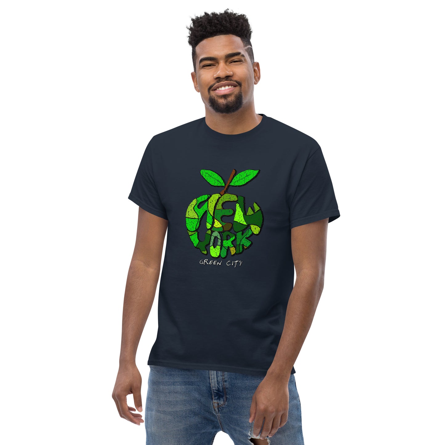 New York City Tee / NYC Green City T-shirt,