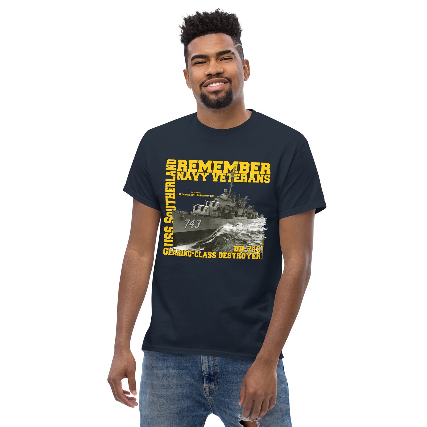 USS Southerland DD-743 Destroyer T-shirt