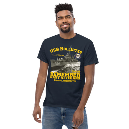 USS Hollister DD-788 Destroyer T-shirt