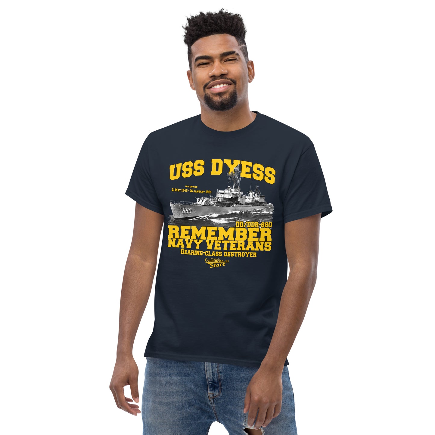 USS Dyess DD-880 Shipmates T-shirt