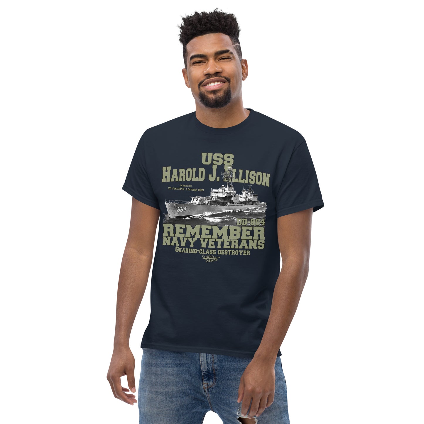 USS Harold J. Ellison DD-864 Destroyer T-shirt