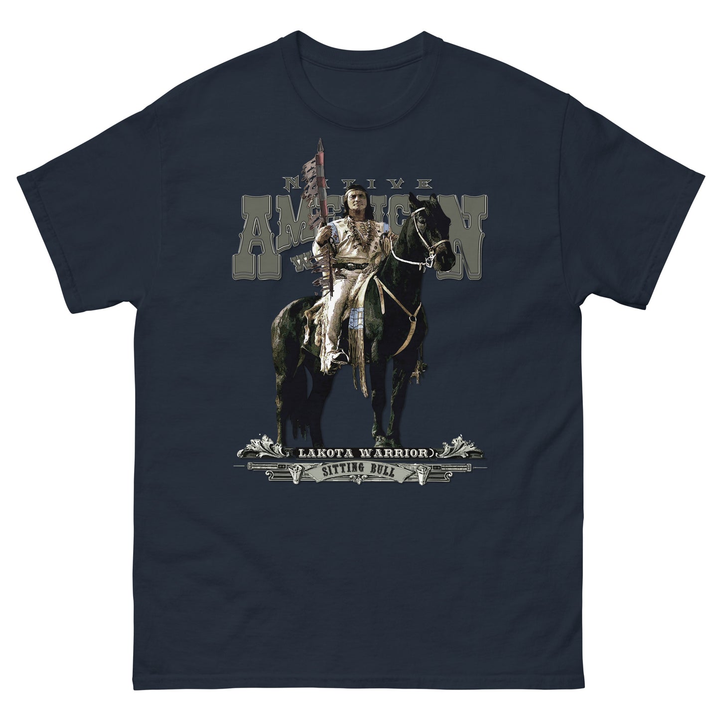 Sitting Bull Lakota Warrior t-shirt