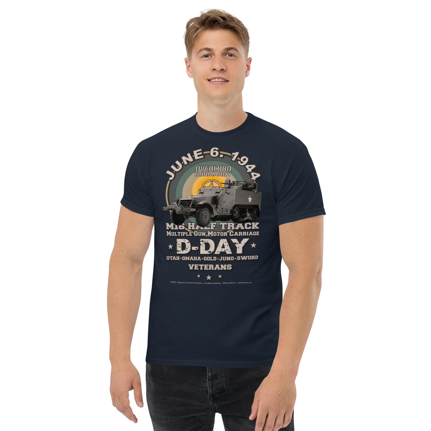 M16 Half Track US Army Veterans T-shirt